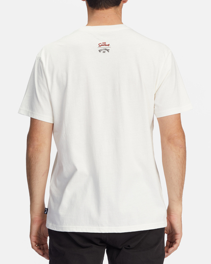 2 The Simpsons Duff Can Short Sleeve T-Shirt White ABYZT01035 Billabong