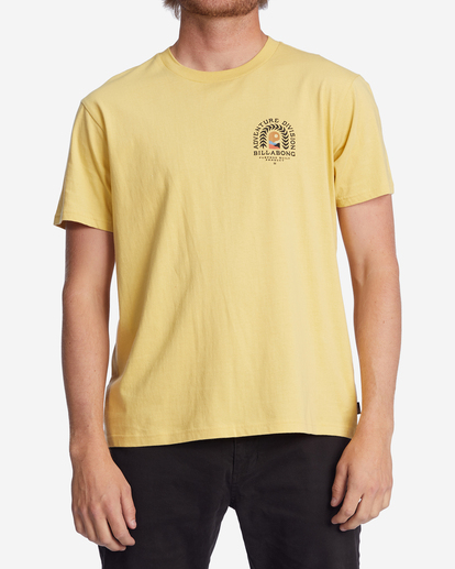 1 A/Div Ingress Organic Short Sleeve T-Shirt Yellow ABYZT01141 Billabong