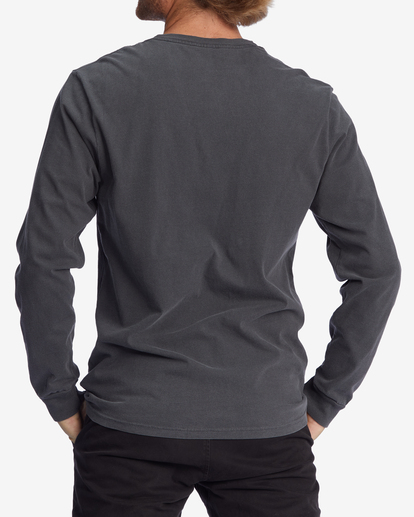 2 Wave Washed Long Sleeve T-Shirt Grey ABYZT01222 Billabong