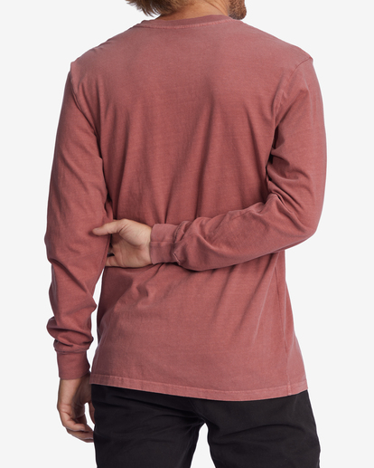 2 Wave Washed Long Sleeve T-Shirt Red ABYZT01222 Billabong