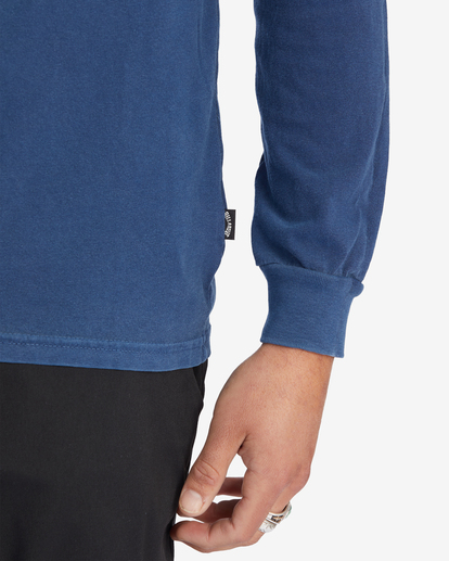 3 Wave Washed Long Sleeve T-Shirt Blue ABYZT01222 Billabong
