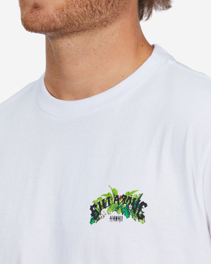 4 Kamea Arch Jungle Short Sleeve T-Shirt White ABYZT01254 Billabong