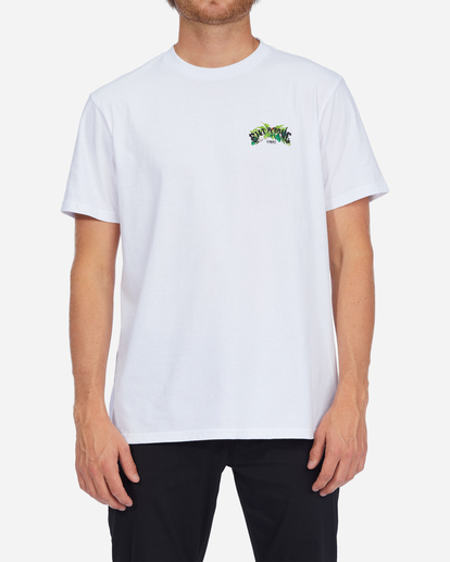 0 Kamea Arch Jungle Short Sleeve T-Shirt White ABYZT01254 Billabong
