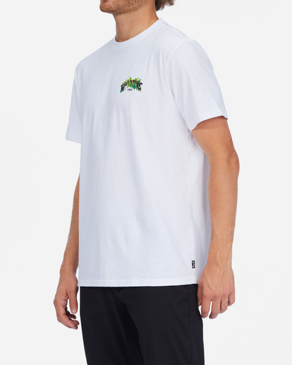 1 Kamea Arch Jungle Short Sleeve T-Shirt White ABYZT01254 Billabong