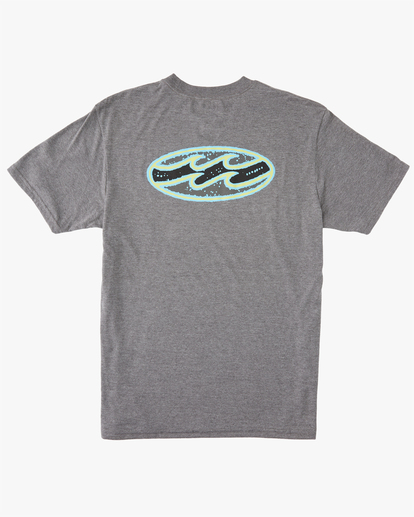 5 Crayon Wave Short Sleeve T-Shirt Grey ABYZT01276 Billabong