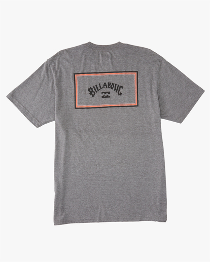 6 Arch Block Short Sleeve T-Shirt Grey ABYZT01281 Billabong