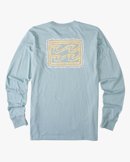 5 Crayon Wave Long Sleeve T-Shirt Blue ABYZT01302 Billabong