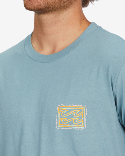 3 Crayon Wave Long Sleeve T-Shirt Blue ABYZT01302 Billabong