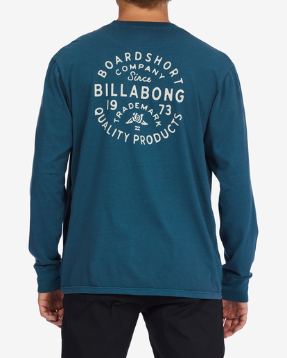 2 Union Wave Washed Long Sleeve T-Shirt Blue ABYZT01310 Billabong