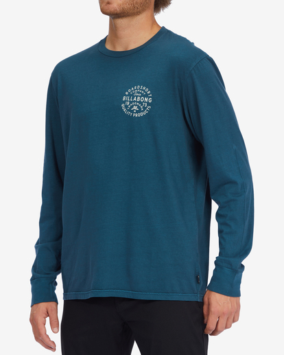1 Union Wave Washed Long Sleeve T-Shirt Blue ABYZT01310 Billabong