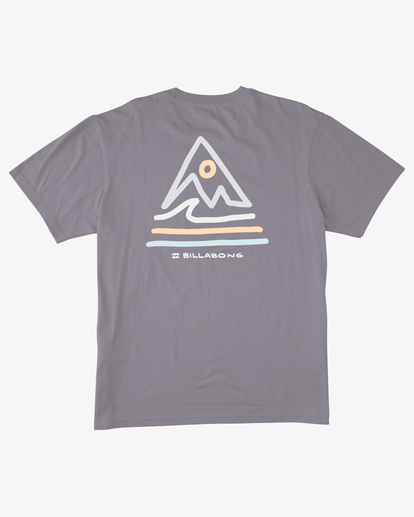 5 A/DIV Trails T-Shirt Purple ABYZT01321 Billabong