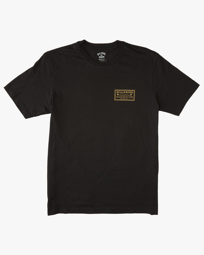 5 A/Div Valley Organic Short Sleeve T-Shirt Black ABYZT01325 Billabong