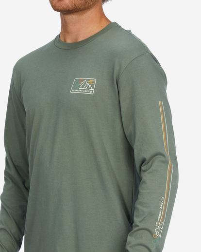 3 A/Div Range Organic Long Sleeve T-Shirt  ABYZT01328 Billabong