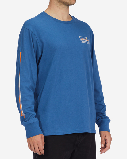 1 A/Div Range Organic Long Sleeve T-Shirt Blue ABYZT01328 Billabong