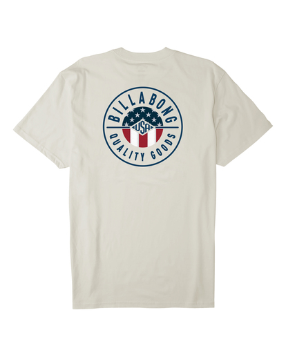 1 New World Short Sleeve T-Shirt White ABYZT01351 Billabong