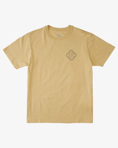 4 Wrangler Vast And Free Organic Short Sleeve T-Shirt Yellow ABYZT01558 Billabong