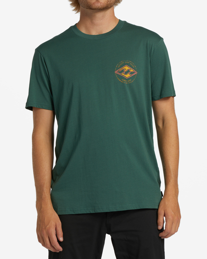 0 Rotor Diamond Short Sleeve T-Shirt Yellow ABYZT01573 Billabong