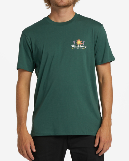 0 Social Club Short Sleeve T-Shirt Yellow ABYZT01574 Billabong