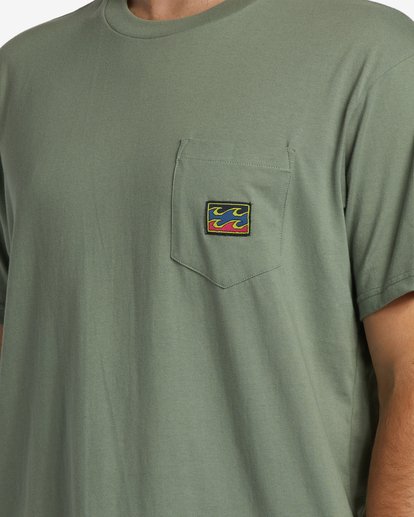 3 Labels Pocket T-Shirt Green ABYZT01581 Billabong