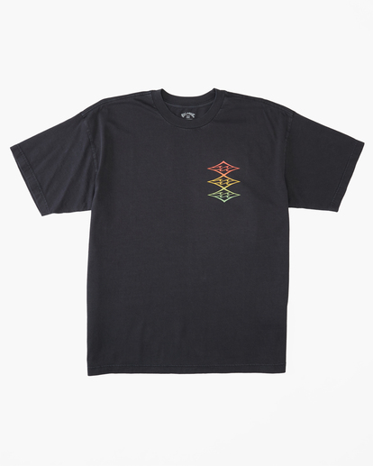 3 Core Wave Washed Short Sleeve T-Shirt Black ABYZT01594 Billabong