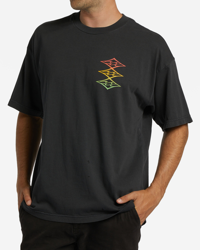 0 Core Wave Washed Short Sleeve T-Shirt Black ABYZT01594 Billabong