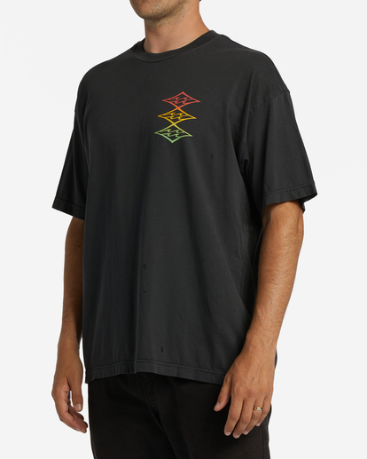 1 Core Wave Washed Short Sleeve T-Shirt Black ABYZT01594 Billabong