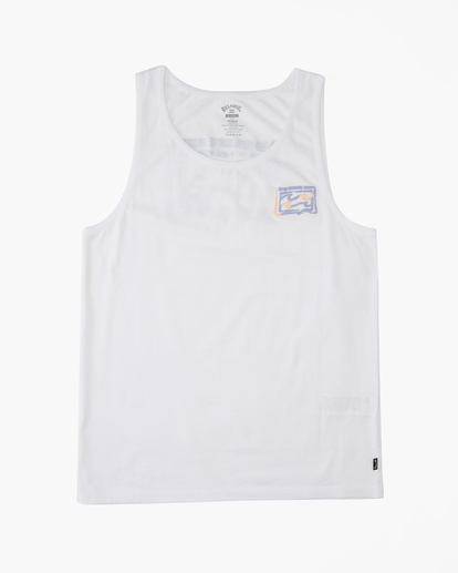 5 Crayon Wave Tank Top White ABYZT01603 Billabong