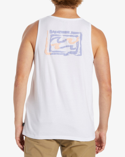 2 Crayon Wave Tank Top White ABYZT01603 Billabong