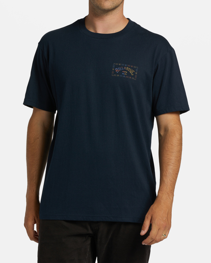 0 A/Div Arch Short Sleeve T-Shirt Blue ABYZT01615 Billabong