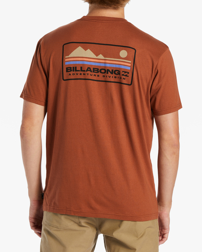 2 A/Div Range Short Sleeve T-Shirt Red ABYZT01617 Billabong