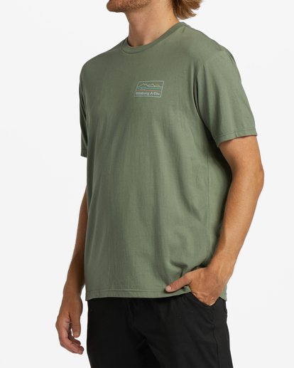 1 A/Div Range Short Sleeve T-Shirt Green ABYZT01617 Billabong
