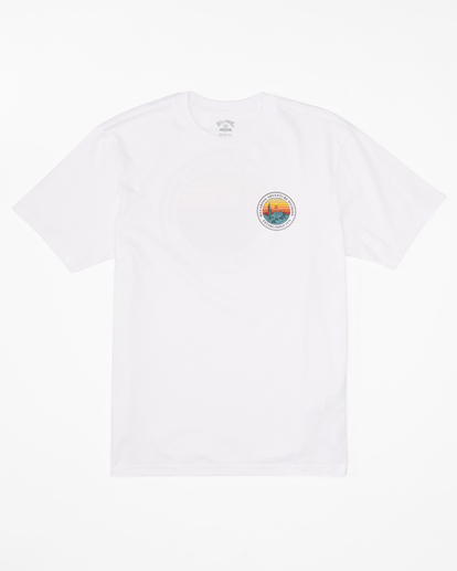 5 A/Div Rockies Short Sleeve T-Shirt White ABYZT01618 Billabong