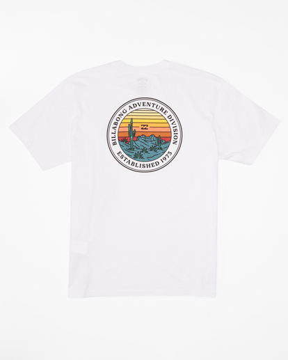 4 A/Div Rockies Short Sleeve T-Shirt White ABYZT01618 Billabong