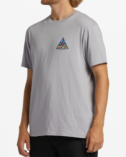 3 Shine - T-Shirt voor Heren Gray ABYZT01619 Billabong