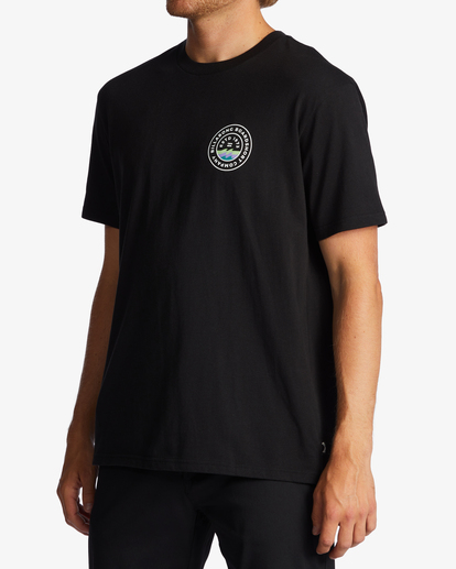 3 Walled - T-shirt para Homem Preto ABYZT01700 Billabong