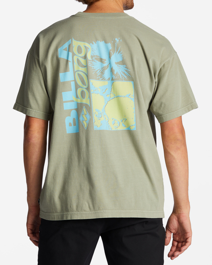 2 Collision - T-Shirt voor Heren Green ABYZT01714 Billabong