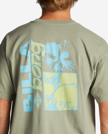 3 Collision T-Shirt Green ABYZT01714 Billabong