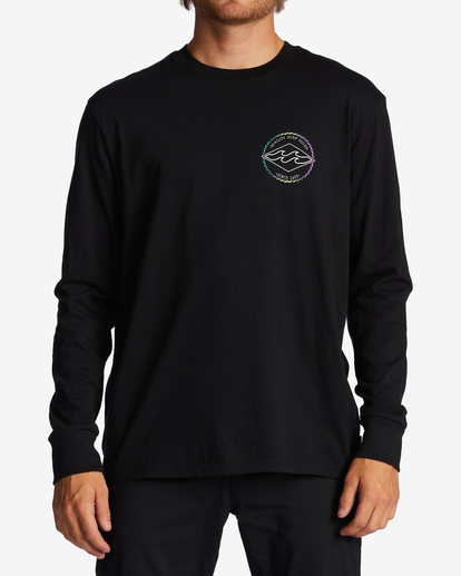 0 Rotor Diamond Long Sleeve T-Shirt Black ABYZT01717 Billabong