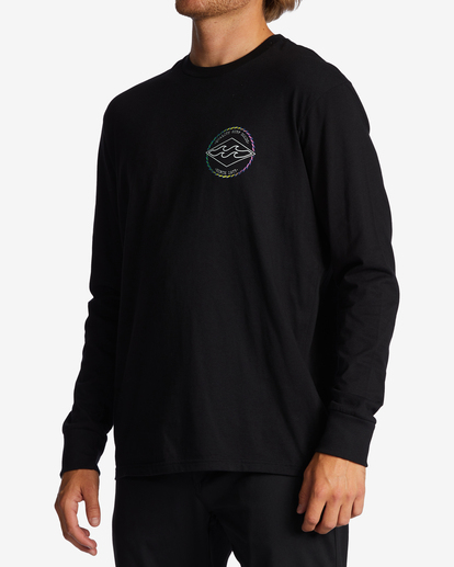 1 Rotor Diamond Long Sleeve T-Shirt Black ABYZT01717 Billabong