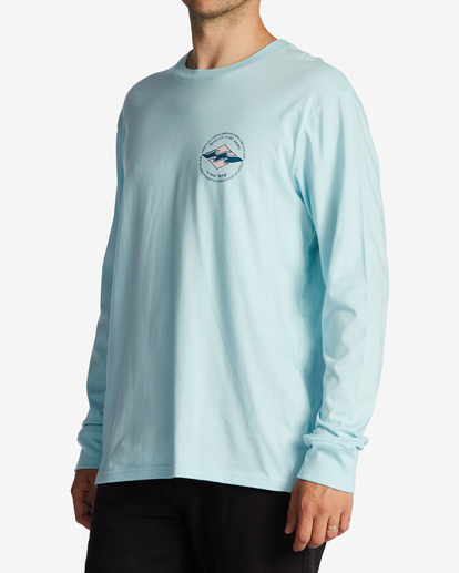 1 Rotor Diamond Long Sleeve T-Shirt Blue ABYZT01717 Billabong