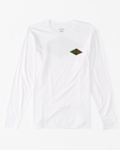 6 Crayon Wave - Long Sleeve T-Shirt for Men White ABYZT01719 Billabong