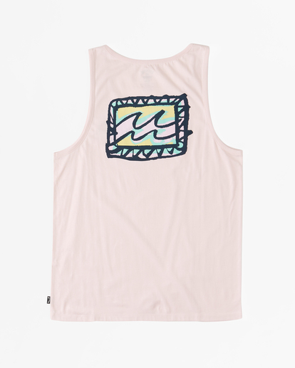 5 Crayon Wave Tank Pink ABYZT01727 Billabong
