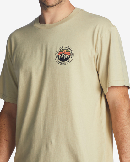 6 Sun Up - T-Shirt voor Heren Beige ABYZT01728 Billabong