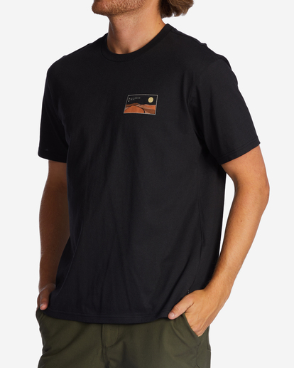 1 A/Div Sands Short Sleeve T-Shirt Black ABYZT01729 Billabong
