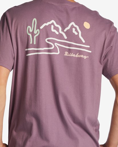 5 Panorama - Bio-T-Shirt für Männer Violett ABYZT01731 Billabong