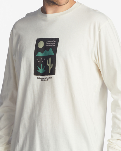 3 A/Div Icons Long Sleeve T-Shirt White ABYZT01734 Billabong
