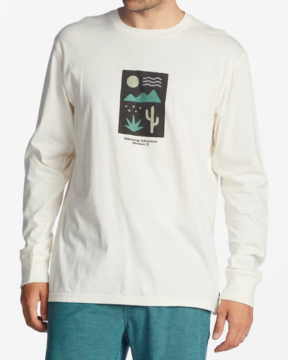 0 Icons - Organic Long Sleeve T-Shirt for Men White ABYZT01734 Billabong