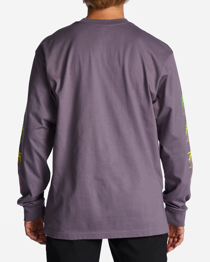 3 Contrast Long Sleeve T-Shirt Purple ABYZT01742 Billabong