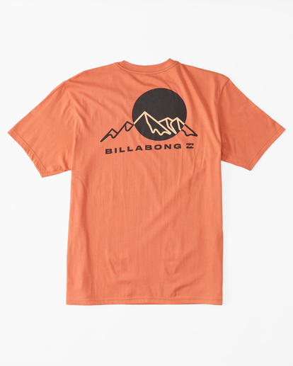 6 Sunset - Organic T-Shirt for Men Orange ABYZT01745 Billabong