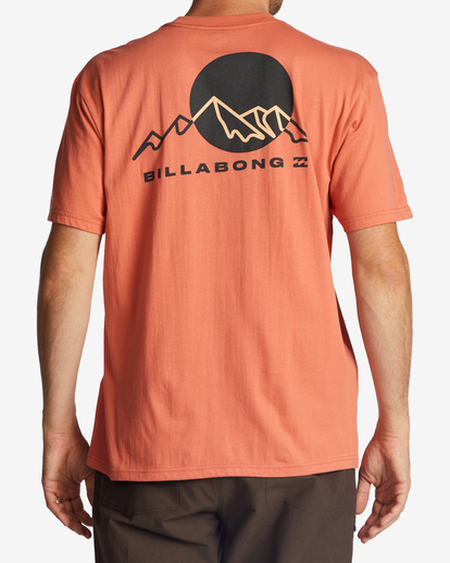 2 Sunset - Organic T-Shirt for Men Orange ABYZT01745 Billabong